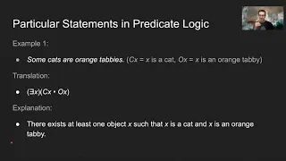 Introduction to Logic Online Course Week 10 Predicate Logic Symbols Translation