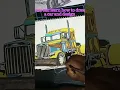 how to draw a peterbilt 379 truck