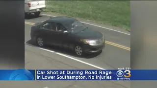 Car Shot At During Road Rage In Lower Southampton
