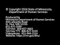 Minnesota Department of Human Services 2024 Copyright Statement