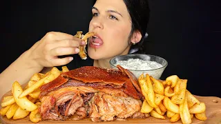 CRISPY ROASTED PORK | MUKBANG | ASMR | EATING SOUNDS
