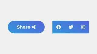 Animated Share Button Using Only HTML CSS