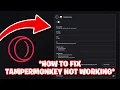 How To Fix TamperMonkey Not Working On OperaGX - Step By Step