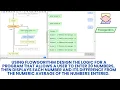 Flowgorithm displays each number and its difference from the numeric average of the numbers entered