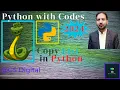 Copy List in Python Python with Codes 2024 Urdu Hindi