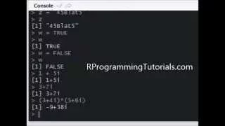 Introduction to R Programming Data Types R Tutorial 3