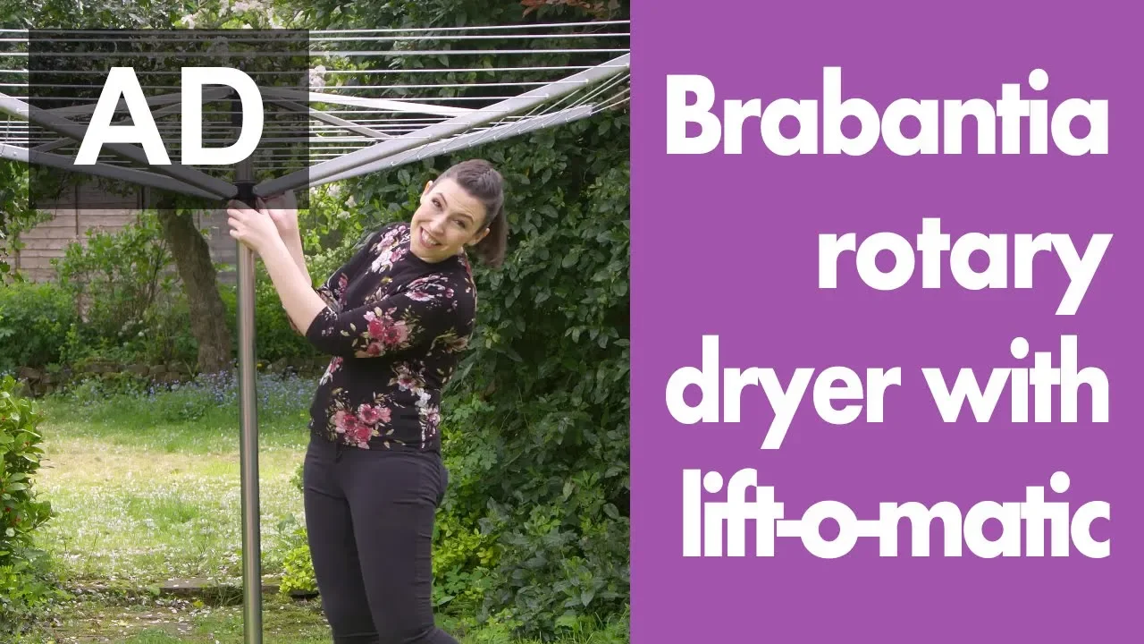 Brabantia Rotary dryer with Lift-o-matic - closer look * Emily Leary, A Mummy Too *