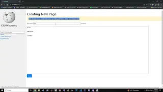 Project 1 Wiki CS50 Web Programming with Python and JavaScript