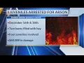 3 Youth suspected of Bossier Parish barn fires arrested warrant issued another