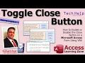 How to Enable or Disable the Close Button on a Microsoft Access Form at Runtime Using VBA