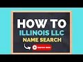Illinois LLC Search