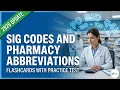 Master Pharmacy Sig Codes ISMP Alerts 2026 Flashcards Retention Quiz