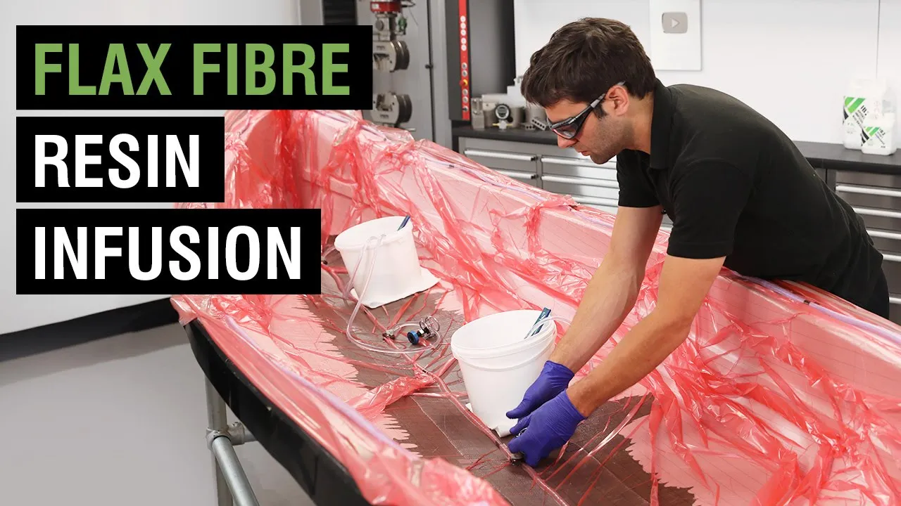 Sustainable Composite Materials: Flax Canoe Bio Resin Infusion