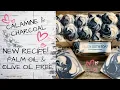 Palm Olive Oil Free Recipe - CALAMINE CHARCOAL CP Soap w Piping Frosting Ellen Ruth Soap