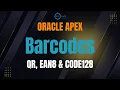 Barcode Generation in Oracle APEX Code128 EAN8 QR Code as PNG SVG