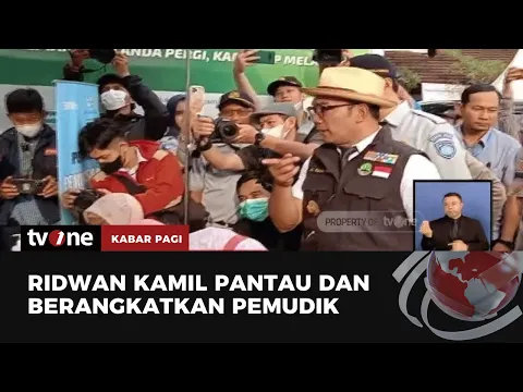 Lepas Program Mudik Gratis, Ridwan Kamil Minta Pemudik Untuk Jaga Kesehatan