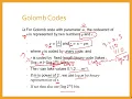 Golomb Code Technique Data Compression
