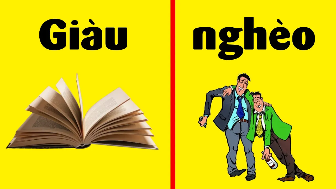 Outline Video Tư duy của người giàu khác người nghèo thế nào??