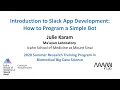 Introduction to Developing Slack Applications