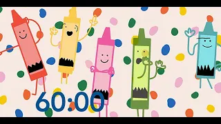 1 Hour Timer Crayons