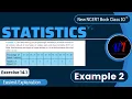 Chapter 14 Statistics Example 2 Exercise 14 1 Class 10 Maths NCERT Maths
