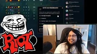 imaqtpie getting trolled by Riot | league of legend wtf & funny moments #1