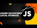Learn javaScript localStorage by building a project for beginner