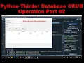 Python Project using Tkinter with MySQL Database Part 02 MySQL 11