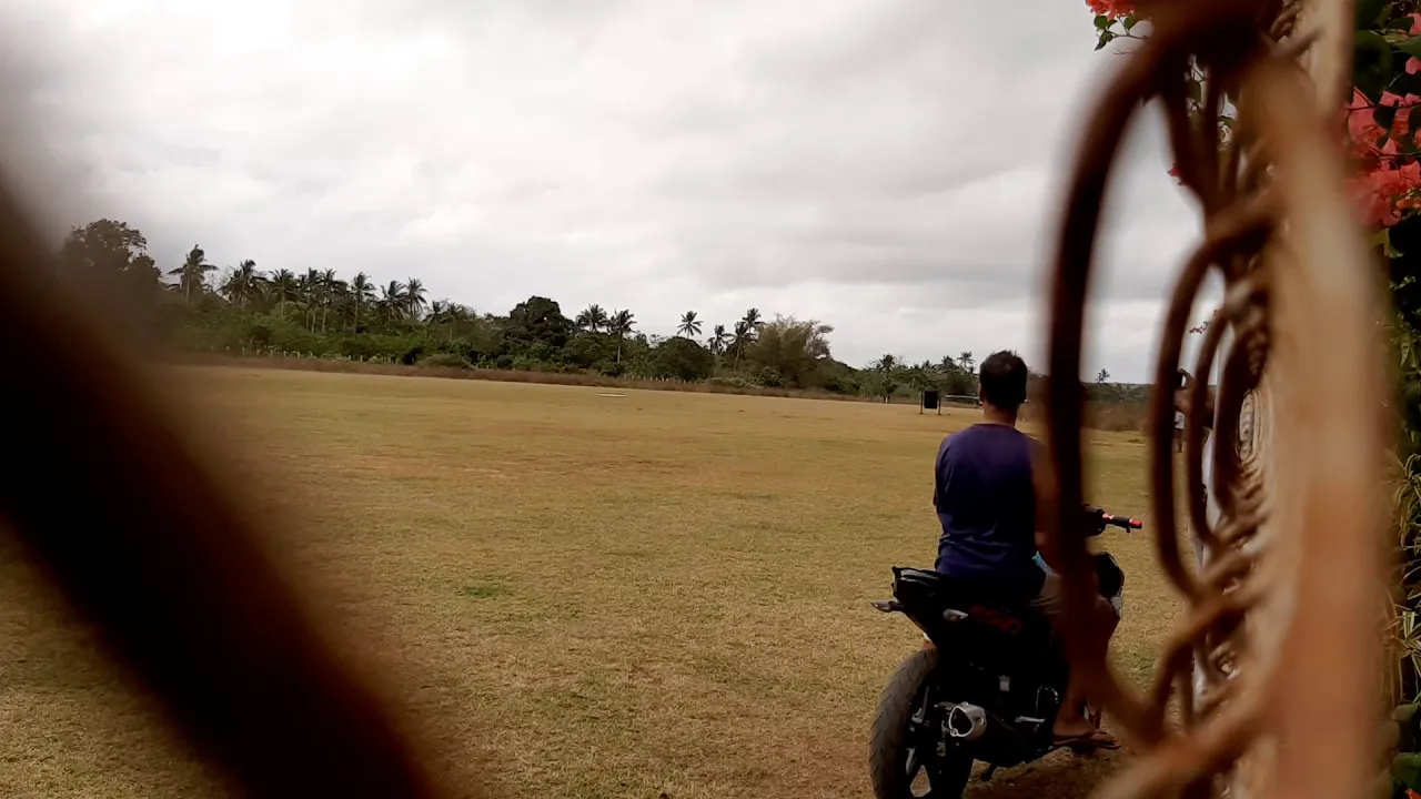 Cuyo Airport plane take off