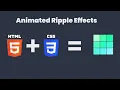 CSS Animated Loader - Ripple Effect