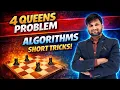 4 Queen s problem using backtracking design and analysis of algorithms DAA