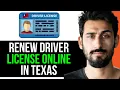HOW TO RENEW DRIVERS LICENSE ONLINE in TEXAS EASY GUIDE 2024