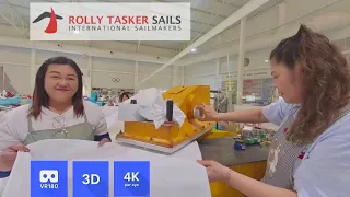 The fascinating process of how sails are made at Rolly Tasker. (VR180 for viewing on a VR headset)