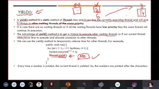 object oriented programming using java Multithreading part 3