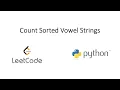 Leetcode - Count Sorted Vowel Strings Python