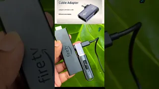 How To Connect Pen Drive Adapter For Fire TV Stick 