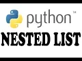 NESTED LIST IN PYTHON URDU HINDI