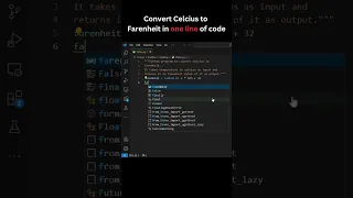 Python Program to Convert Celsius to Fahrenheit in One Line