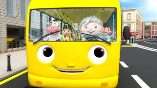 El autobús amarillo por la ciudad va 🚌 Canciones Infantiles 🎵