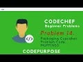 Problem 14 Packaging Cupcakes MUFFINS3 CodeChef Beginner C