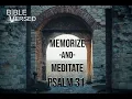 Psalm 31 Memorize and Meditate with words NIV