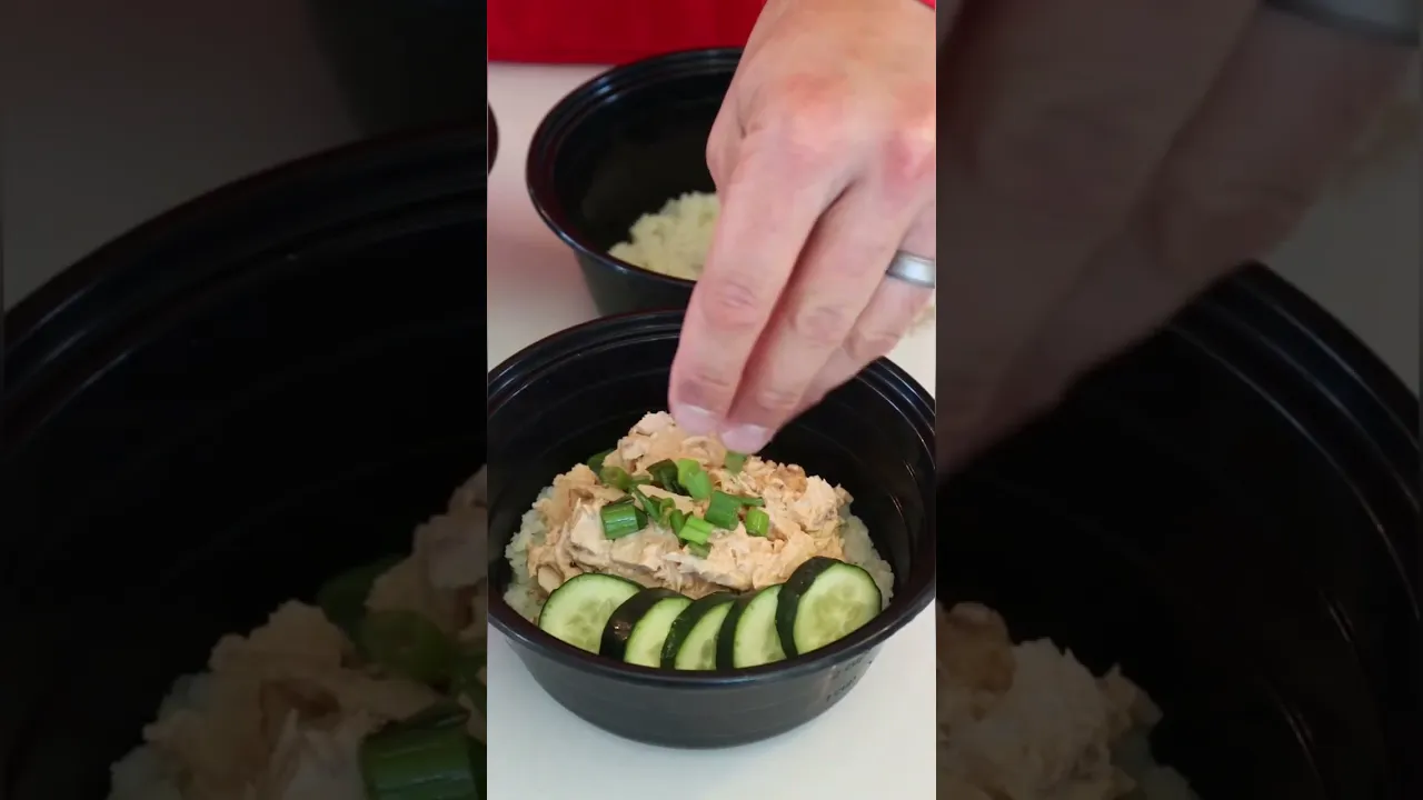 High Protein Spicy Tuna Bowl   Lunch Meal Prep #highprotein