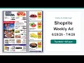 Shoprite Weekly Ad 26 - 26 Top 10 Deals