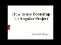 Angular 8 How to use Bootstrap in Angular Project Step by Step