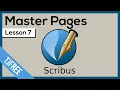 Scribus Lesson 7 - Master Pages