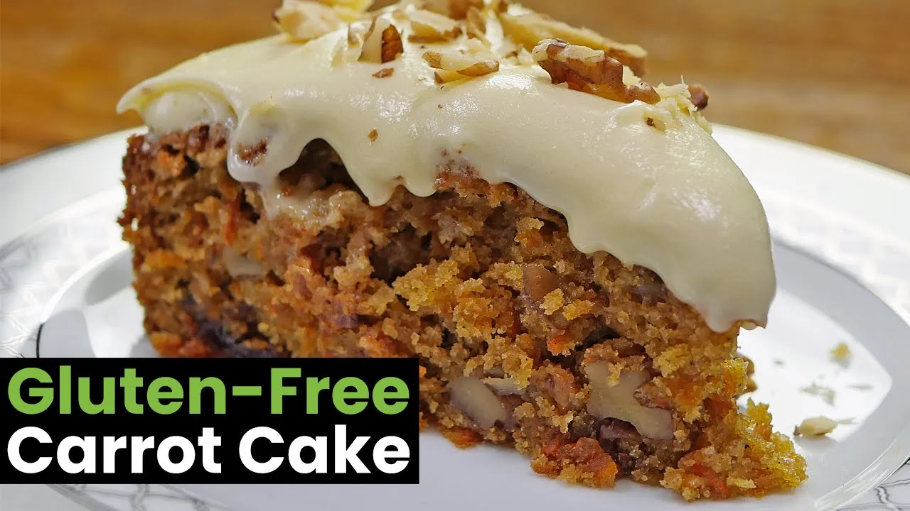 Gluten Free Carrot Cake Recipe - HASfit Healthy Carrot Cake Recipe - Healthy Dessert Recipes. 