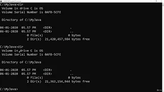 3 First Java Program using Notepad