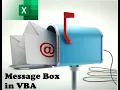 010 MsgBox in Excel VBA Macro - From Simple to advanced getting inputs from user