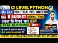 O Level PR3 SOLUTION 6 AUGUST 2026 REAL QUESTION