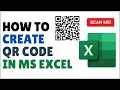 How to Create QR Code in Excel 2025
